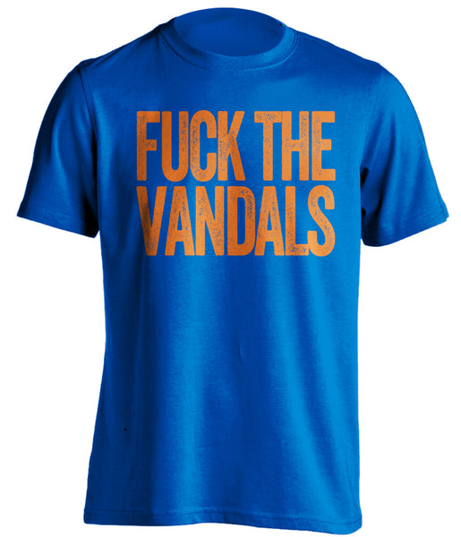 FUCK THE VANDALS - Boise State Broncos Fan T-Shirt - Text Ver