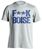 fuck boise state brigham young byu fan white tshirt censored