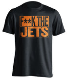 FUCK THE JETS - Miami Dolphins Fan T-Shirt - Box Design - Beef Shirts