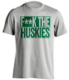 FUCK THE HUSKIES - Oregon Ducks Fan T-Shirt - Box Design - Beef Shirts