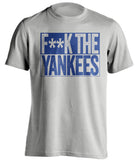 FUCK THE YANKEES - Toronto Blue Jays Fan T-Shirt - Box Design - Beef Shirts