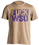 fuck WSU cougars washington cougars fan uncensored gold shirt