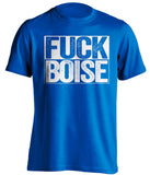 fuck boise state brigham young byu fan blue shirt uncensored