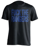 fuck the rangers toronto blue jays fan black tshirt uncensored