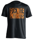 FUCK THE PATRIOTS - Miami Dolphins Fan T-Shirt - Box Design - Beef Shirts