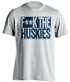 fuck the huskies gonzaga bulldogs white shirt censored