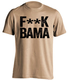 FUCK BAMA - Vanderbilt Commodores Fan T-Shirt - Text Design - Beef Shirts