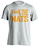 F**K THE NATS New York Mets white Shirt