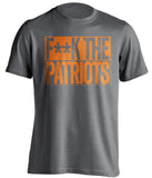 FUCK THE PATRIOTS - Miami Dolphins Fan T-Shirt - Box Design - Beef Shirts