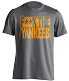 FUCK THE YANKEES - New York Mets Fan T-Shirt - Box Design - Beef Shirts