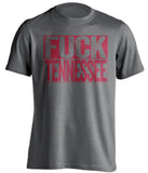 FUCK TENNESSEE - Alabama Crimson Tide Fan T-Shirt - Box Design - Beef Shirts