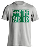 FUCK THE PATRIOTS - New York Jets Fan T-Shirt - Box Design - Beef Shirts