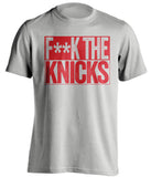 FUCK THE KNICKS - Chicago Bulls Fan T-Shirt - Box Design - Beef Shirts