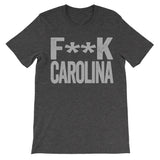 Fuck Carolina dark grey fashion tee