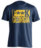 fuck georgia yellow jackets shirt