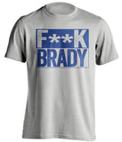 fuck brady grey and blue shirt censored