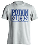 potvin sucks white and blue shirt rangers fans