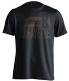 fuck lafayette black and brown tshirt censored