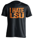 i hate lsu florida gators black shirt