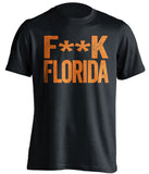 fuck florida gators miami hurricanes black tshirt censored