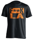 fuck la dodgers san francisco giants black shirt censored 