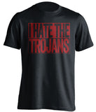 i hate the trojans stanford cardinals black shirt