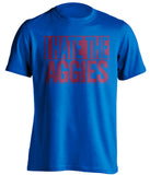 i hate the aggies blue and red tshirt