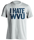 pitt panthers white shirt i hate wvu