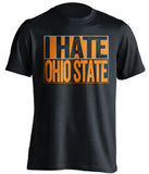 i hate ohio state black shirt illinois fightin illini