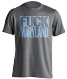 fuck maryland jhu john hopkins jays grey shirt uncensored