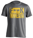 fuck minnesota gophers iowa hawkeyes grey shirt censored