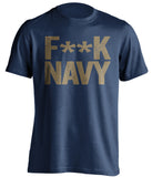 fuck navy und blue shirt censored