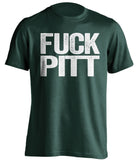 fuck pitt msu michigan state spartans green tshirt uncensored