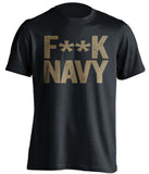 fuck navy und black shirt censored