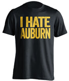 i hate auburn lsu fan black tshirt