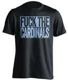 fuck the cardinals black and blue tshirt uncensored