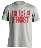 fire scott frost nebraska huskers grey shirt