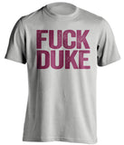 fuck duke noles fan grey shirt uncensored