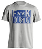 fuck houston censored grey shirt for tulsa fans