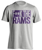 fuck the rams minnesota vikings fan censored grey shirt