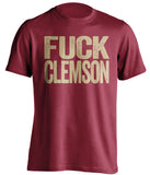 fuck clemson florida state noles red shirt uncensored