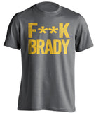 fuck brady la rams grey censored shirt