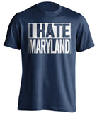 i hate maryland terps penn state psu lions blue shirt