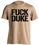 fuck duke wake forest fan old gold shirt uncensored