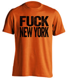 fuck new york orioles flyers orange tshirt uncensored