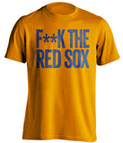 fuck the red sox mets fan shirt orange censored