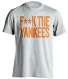 fuck the yankees orioles fan white shirt censored