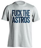 yankees fan shirt white fuck the astros uncensored