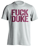 fuck duke noles fan white shirt uncensored