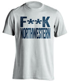 fuck northwestern notre dame fan white shirt censored